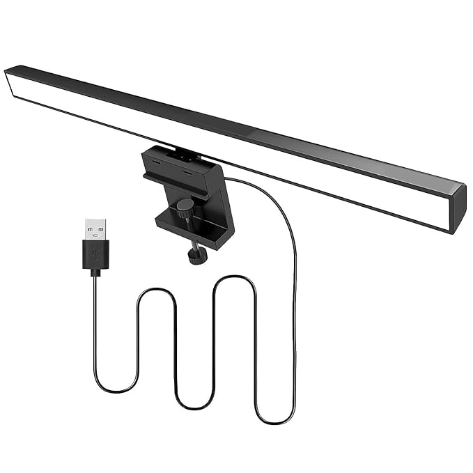 13-Inch Laptop Monitor Screen Light Bar – Black