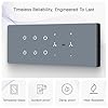 Smart WiFi Touch Switch Board – 6 Switches + 2 Fan Controllers