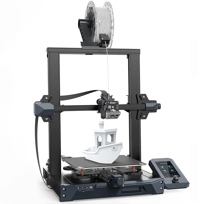 High-Precision 3D Printer with Direct Dual-Gear Extruder & Auto Bed Leveling