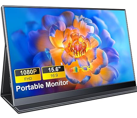 Portable 15.6" Full HD Laptop Monitor | 1920×1080 IPS | USB-C & HDMI