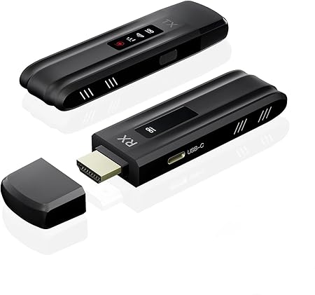 Wireless HDMI Transmitter &amp; Receiver | 1080P HD Extender | 2.4G/5G, 160FT Range