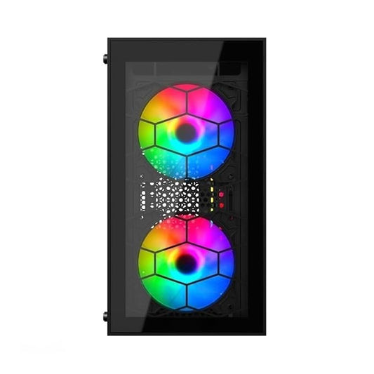 Assembled Gaming Desktop CPU – Intel Core i5-3470 3.20GHz | 16GB DDR3 RAM | 256GB SSD | RGB Gaming Cabinet