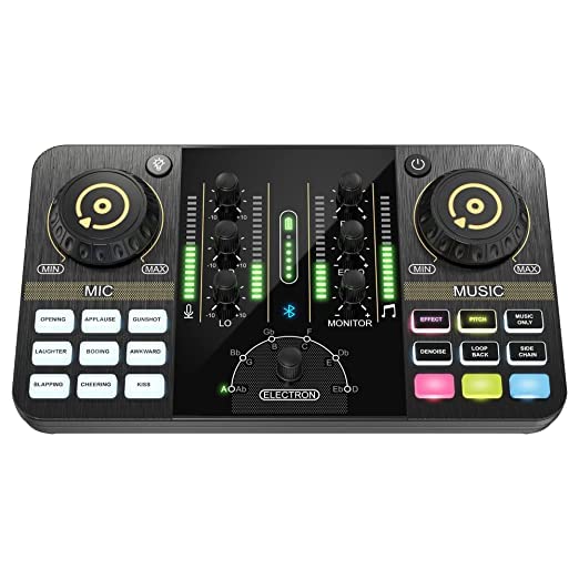 Professional Sound Card with Bluetooth | Podcast Production Setup