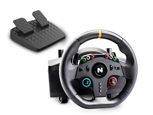 Gaming Racing Wheel and Pedals | 270° Steering Wheel for PC, PS4, Xbox One, Xbox Series X|S, Switch | Driving Simulator (Arcade Games Only)