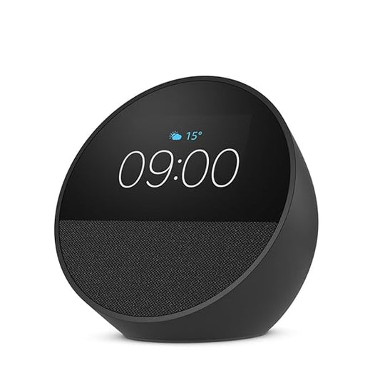 Smart Alarm Clock with Voice Assistant – Vibrant Sound, Bluetooth, Compact Design