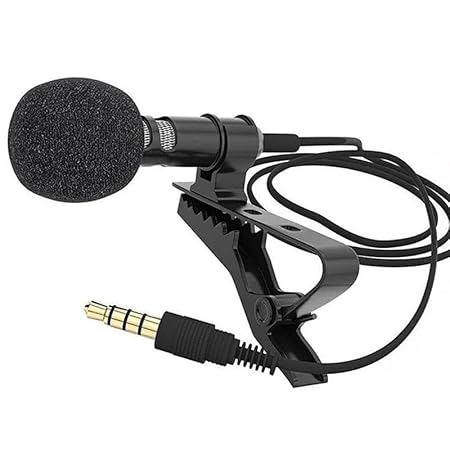 3.5mm Lapel Microphone for Video Recording