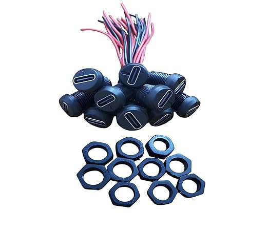 Type C Female Socket Connector with Wire – Pack of 10 for DIY Electronics