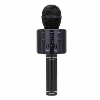 2-in-1 Portable Wireless Microphone with Speaker (Black)