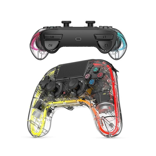 Wireless RGB Gaming Controller – Bluetooth & USB-C, Multi-Platform Compatible
