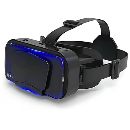 3D VR Headset – Virtual Reality Glasses for Movies &amp; Gaming | Universal Smartphone Compatibility