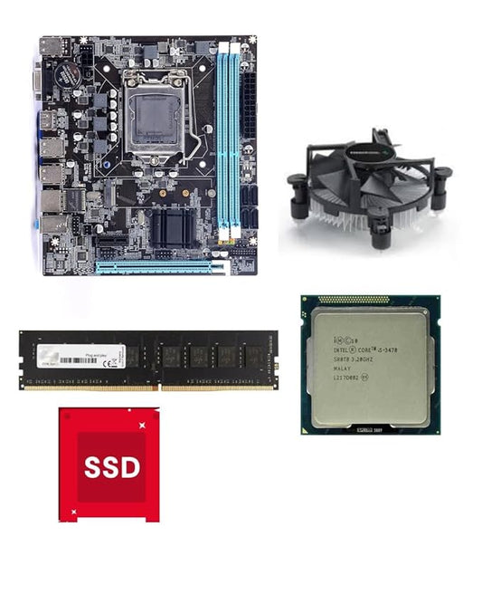 H61 Motherboard Assembled Kit with Intel Core i5 Processor – 2.90GHz