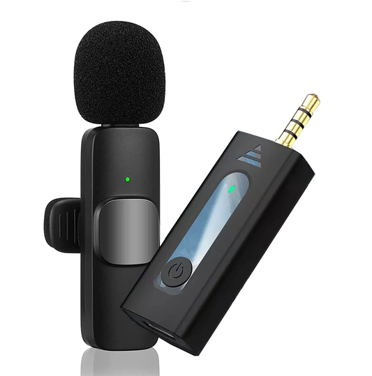 Wireless Lavalier Microphone – Omnidirectional Clip-on Mic