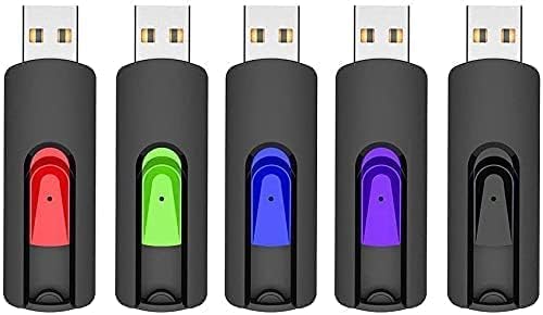 5-Pack 64GB USB Flash Drives – High-Speed Data Storage