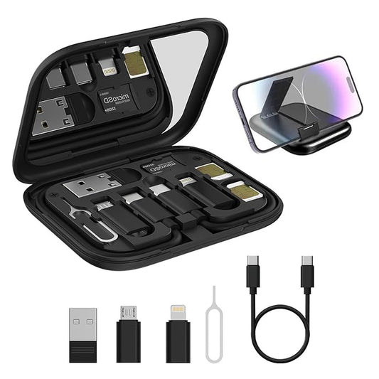 60W Multifunctional Fast Charging & Data Cable Kit – USB-A & USB-C to Micro USB